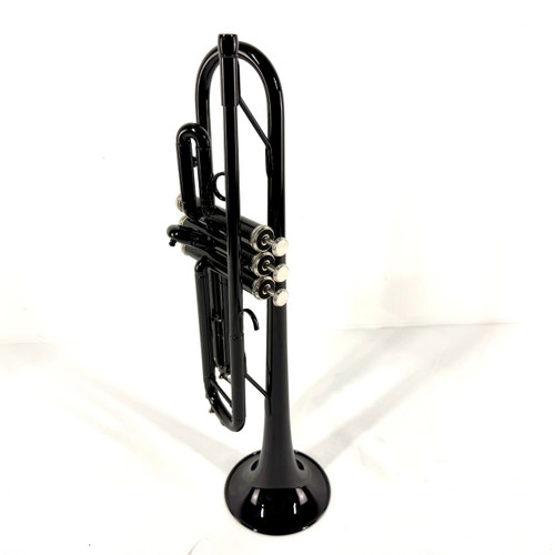Vist Large View of Product Image Which is Used B-flat Black Lacquer Trumpet
