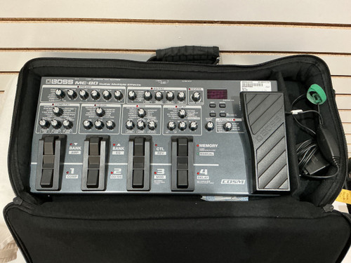 Vist Large View of Product Image Which is Used Boss ME-80 Floorboard Amp Modeling + FX