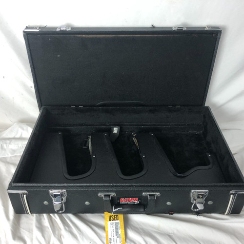 Vist Large View of Product Image Which is Used Gator GIG BOX TRIPLE GTR STAND PDL BOARD Pedal Board