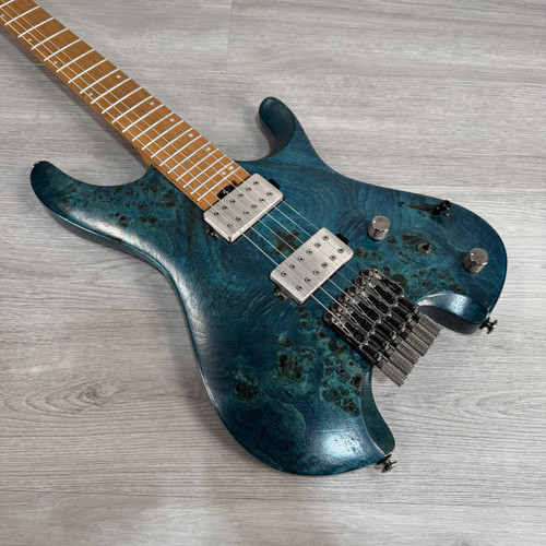 Vist Large View of Product Image Which is Used Ibanez Q52PB Electric Guitar - Cosmic Blue Low Gloss - Gig Bag Included