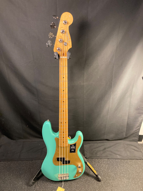 Vist Large View of Product Image Which is Used Fender 50S P-BASS VINTERA SERIES P Type Bass Guitar Green 4-String