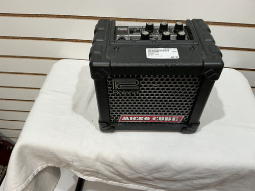 Vist Large View of Product Image Which is Used Roland MICRO CUBE 1 x 5 Solid State Amplifier 1 x 5