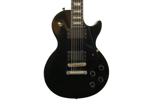 Vist Large View of Product Image Which is Used Gibson 92 LES PAUL/ AS IS /CRACKED NECK Vintage LP Type Electric Guitar Black 6-String