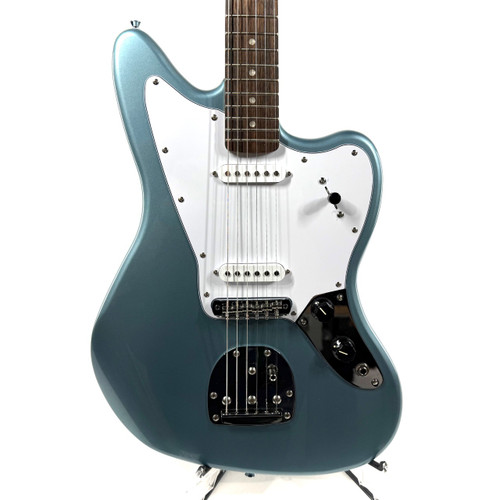 Vist Large View of Product Image Which is Used Squier Affinity Jaguar Electric Guitar Blue 6-String