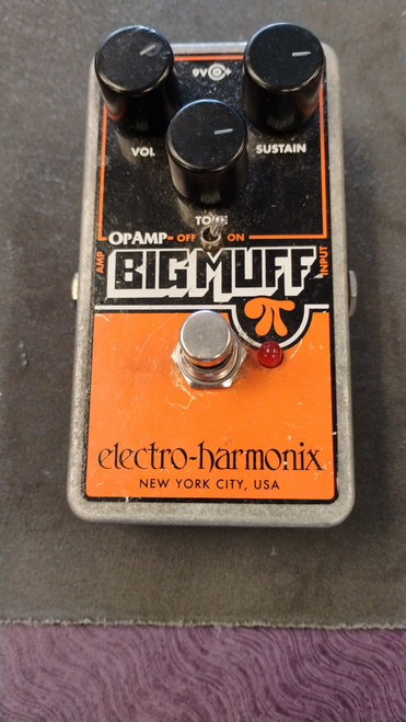 Vist Large View of Product Image Which is Used Electro Harmonix (E/H) BIG MUFF OP AMP Fuzz Pedal