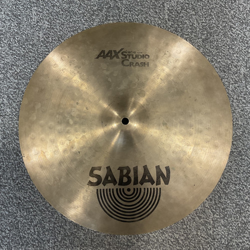 Vist Large View of Product Image Which is Used SABIAN AAX 16" STUDIO CRASH Cymbal (CRACKED)