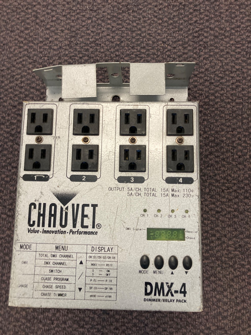 Vist Large View of Product Image Which is Used Chauvet DMX-4 Dimmer