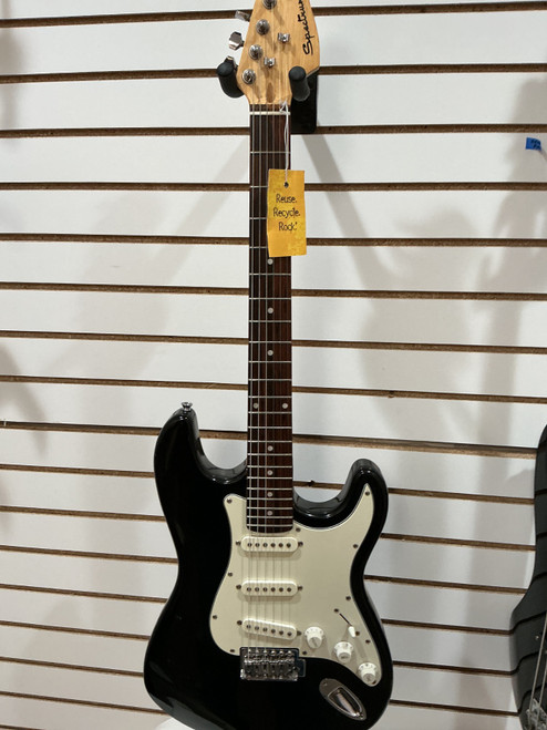 Vist Large View of Product Image Which is Used Spectrum STRAT STYLE GUITAR S Type Electric Guitar Black 6-String