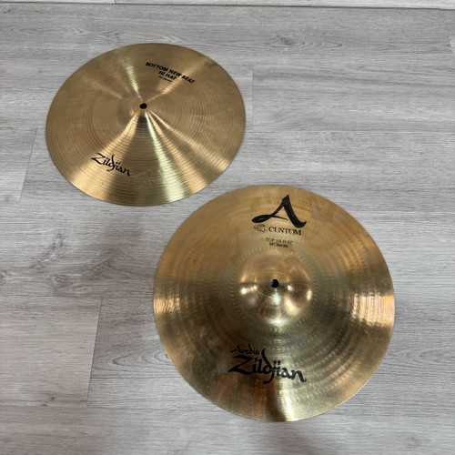 Vist Large View of Product Image Which is Used Zildjian A Custom Top | New Beat Bottom Hi-hats - 14-inch