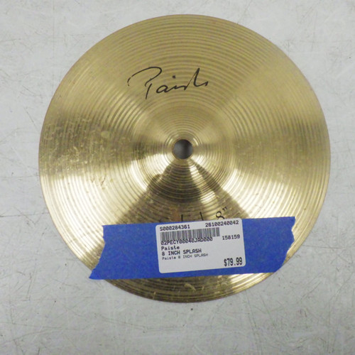 Vist Large View of Product Image Which is Used Paiste 8 INCH SPLASH Splash Cymbal 8"