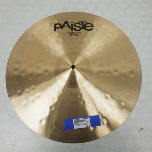 Vist Large View of Product Image Which is Used Paiste PROTOTYPE 20 INCH RIDE Ride Cymbal 20"