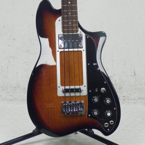 Vist Large View of Product Image Which is Used Eastwood Magnum Bass  Guitar Sunburst 4-String