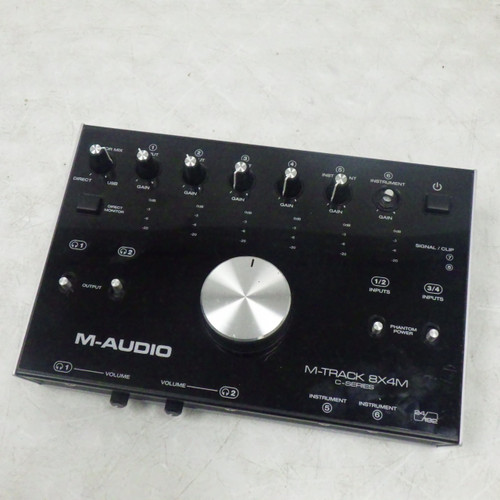 Vist Large View of Product Image Which is Used M-Audio M-TRACK 8X4M Computer Interface 4 A/D Recording Inputs