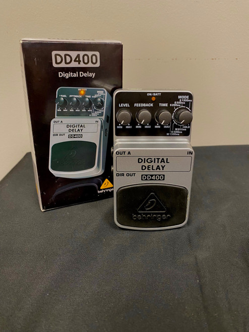 Vist Large View of Product Image Which is Used Behringer DD400 DIGITAL DELAY SILVER Delay Pedal