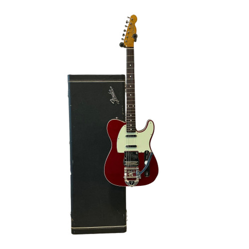Vist Large View of Product Image Which is Used Fender TELECASTER W/BIGSBY JAPAN T Type Electric Guitar Red 6-String