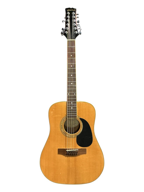 Vist Large View of Product Image Which is Used Mitchell MD-100S-12 Laminate Top Acoustic Guitar Amber 12-String