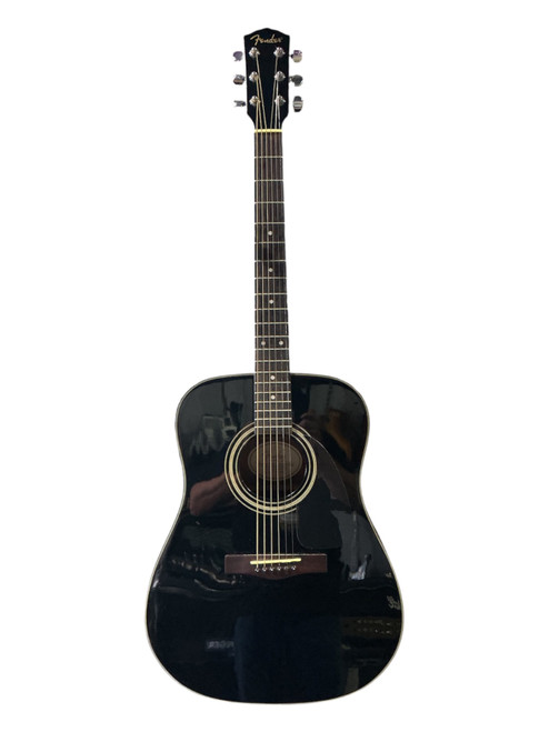 Vist Large View of Product Image Which is Used Fender DG-11E BLACK Laminate Top Acoustic Guitar Black 6-String