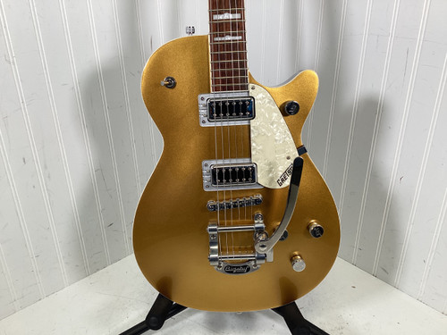 Vist Large View of Product Image Which is Used Gretsch ELECTROMATIC C5438T PRO JET LP Type Electric Guitar Goldtop 6-String
