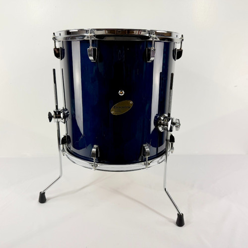 Vist Large View of Product Image Which is Used Ludwig Accent CS Custom 16X16 Floor Tom Blue 