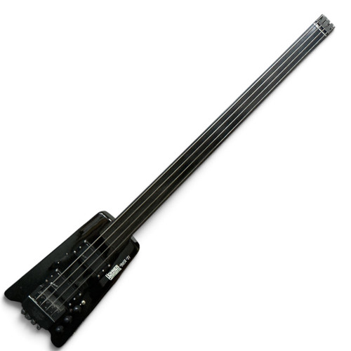 Vist Large View of Product Image Which is Used Hohner B2A F1 HEADLESS BASS Vintage Bass Guitar Black 4-String