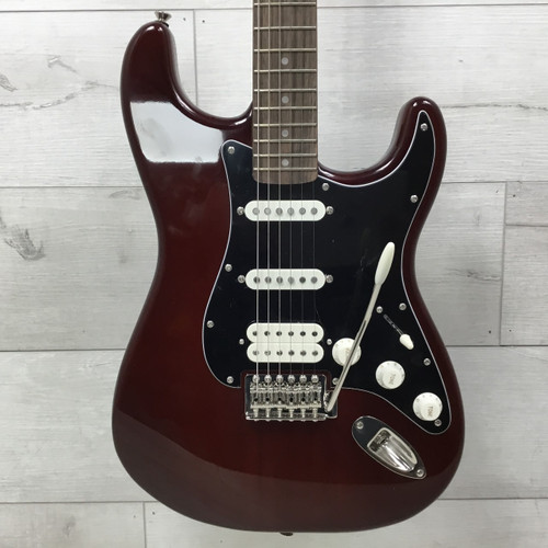 Vist Large View of Product Image Which is Used Squier Classic Vibe 70s Stratocaster HSS Electric Guitar Walnut