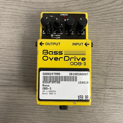 Vist Large View of Product Image Which is Used Boss OBD-3 Overdrive Pedal