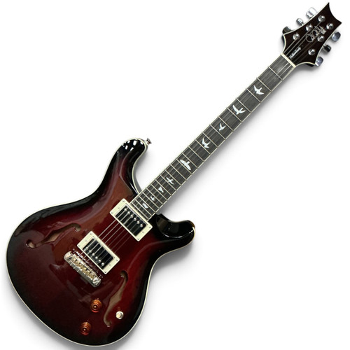 Vist Large View of Product Image Which is Used Paul Reed Smith - PRS SE HOLLOWBODY Semi-Hollow Electric Guitar Black 6-String