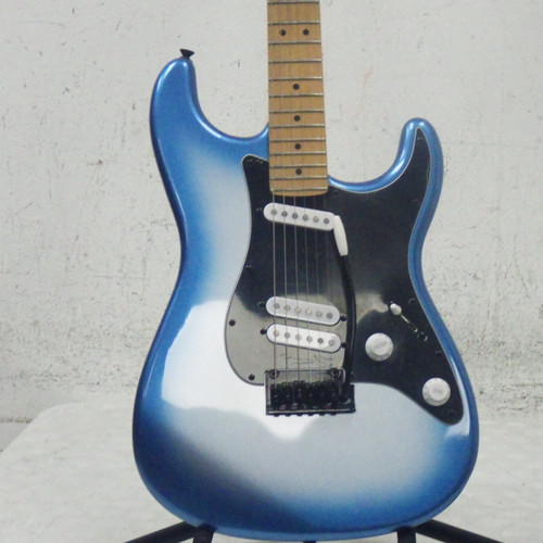 Vist Large View of Product Image Which is Used Squier contemporary Stratocaster S Type Electric Guitar Blue 6-String