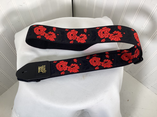 Vist Large View of Product Image Which is Used Ernie Ball ROSE GUITAR STRAP Guitar Accessory