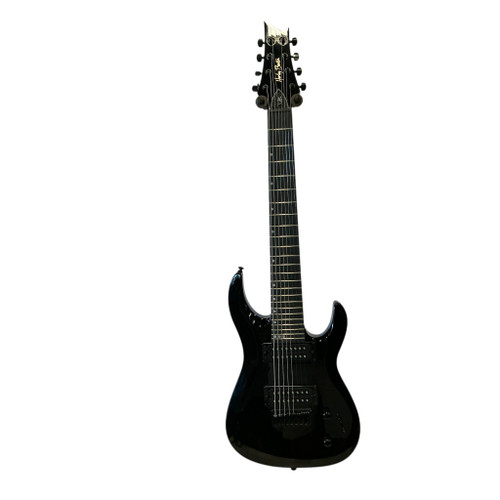 Vist Large View of Product Image Which is Used Harley Benton R-458BK 8 STRING Pointy Electric Guitar Black 8-String