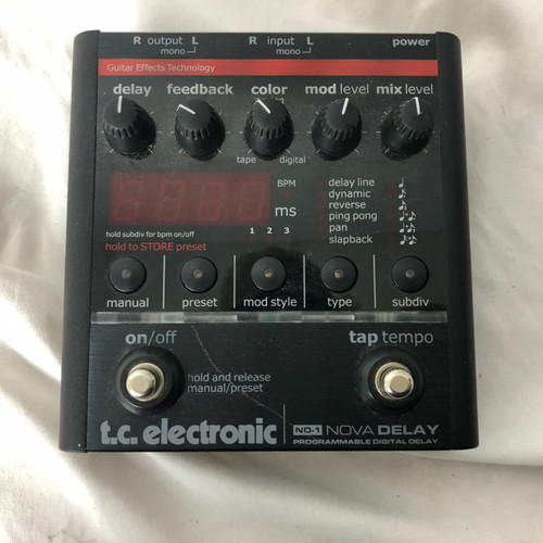 Vist Large View of Product Image Which is Used TC Electronic ND-1 NOVA DELAY Delay Pedal