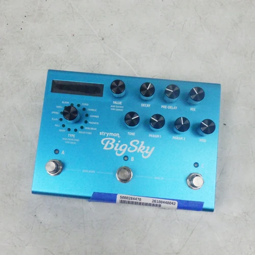 Vist Large View of Product Image Which is Used Strymon BLUE SKY REVERB PEDAL Reverb Pedal