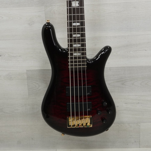Vist Large View of Product Image Which is Used Spector Icon NS-5 Bass Guitar Red 5-String