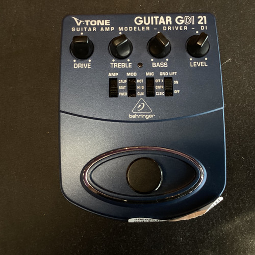 Vist Large View of Product Image Which is Used Behringer GDI 21 Guitar PreAmp Pedal