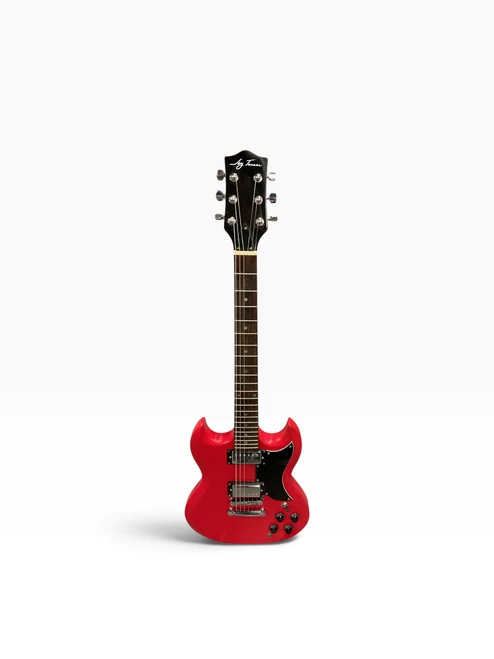 Vist Large View of Product Image Which is Used Jay Turser JT-50 SG Type Electric Guitar Red 6-String