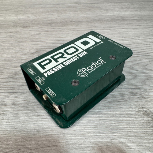 Vist Large View of Product Image Which is Used Radial ProDI 1-channel Passive Instrument Direct Box