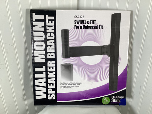 Vist Large View of Product Image Which is Used On Stage SS7323 SPEAKER WALL MOUNT Pro Sound Accessory