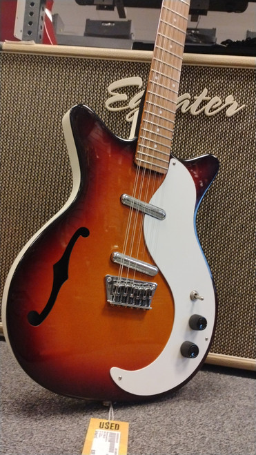 Vist Large View of Product Image Which is Used Danelectro DC-5912 Semi-Hollow Electric Guitar Sunburst 12-String