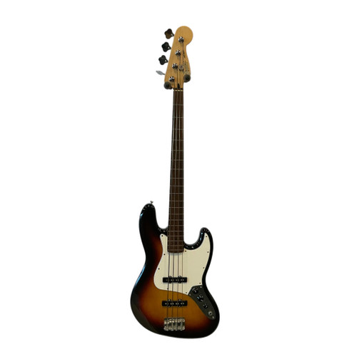 Vist Large View of Product Image Which is Used Fender 2007 MIM FRETLASS JAZZ BASS J Type Bass Guitar Sunburst 4-String