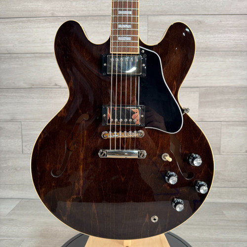 Vist Large View of Product Image Which is Used Gibson ES-335 '60s Block Limited-edition Semi-hollowbody Electric Guitar - Walnut - Case Included