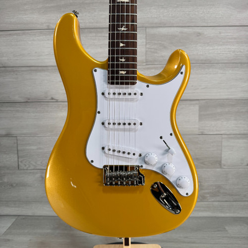 Vist Large View of Product Image Which is Used PRS SE Silver Sky Electric Guitar - Gold - Gig Bag Included