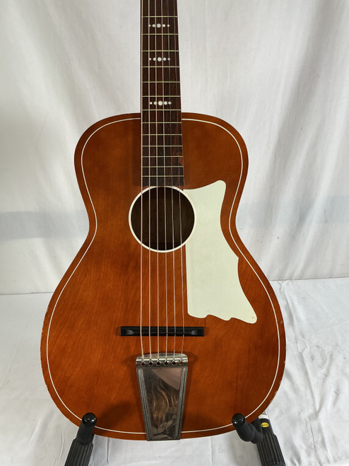 Vist Large View of Product Image Which is Used 5-69 PARLOR SIZED GUITAR Laminate Top Acoustic Guitar Wood