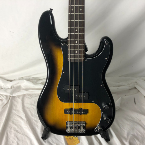 Vist Large View of Product Image Which is Used Squier AFFINITY PJ BASS P Type Bass Guitar Sunburst 4-String