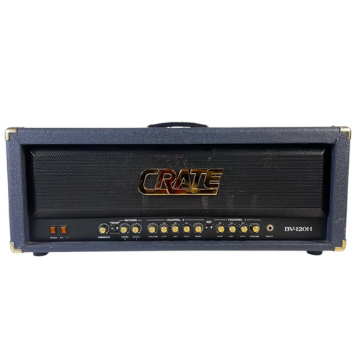 Vist Large View of Product Image Which is Used Crate Blue Voodoo BV120H 120-Watt Tube Guitar Amplifier Head