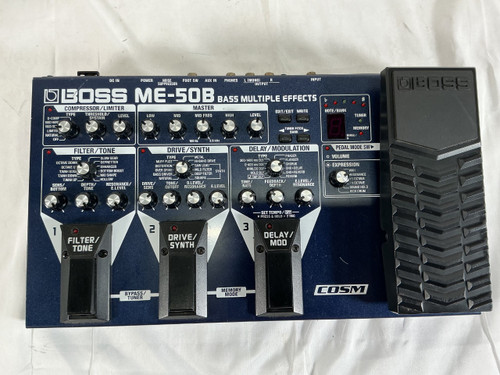 Vist Large View of Product Image Which is Used Boss ME-50B BASS MULTI EFFECT Multi-FX Pedal