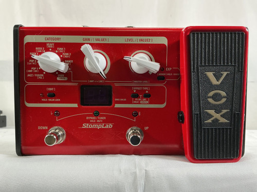 Vist Large View of Product Image Which is Used Vox STOMPLAB IIB BASS MULTI FX Multi-FX Pedal