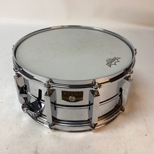 Vist Large View of Product Image Which is Used Tama MIJ PM-206 14X6.5 Metal Snare Drum 14"