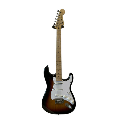 Vist Large View of Product Image Which is Used Squier STRATOCASTER BY FENDER S Type Electric Guitar Sunburst 6-String
