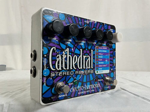 Vist Large View of Product Image Which is Used Electro Harmonix (E/H) CATHEDRAL STEREO REVERB Reverb Pedal