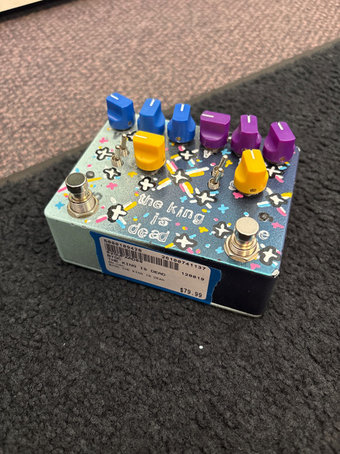 Vist Large View of Product Image Which is Used BYOC THE KING IS DEAD Overdrive Pedal